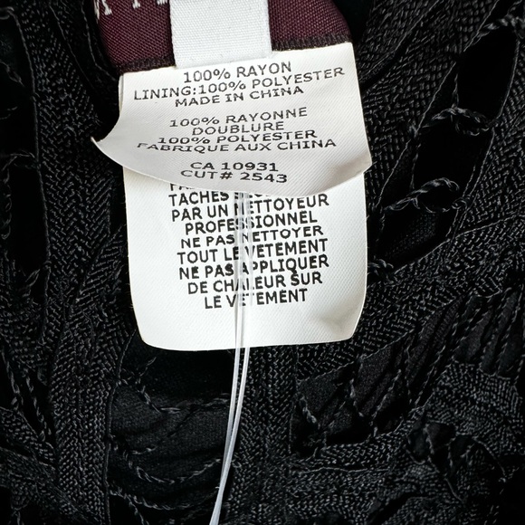 MARINA long elegant black dress size 14 - Picture 5 of 5